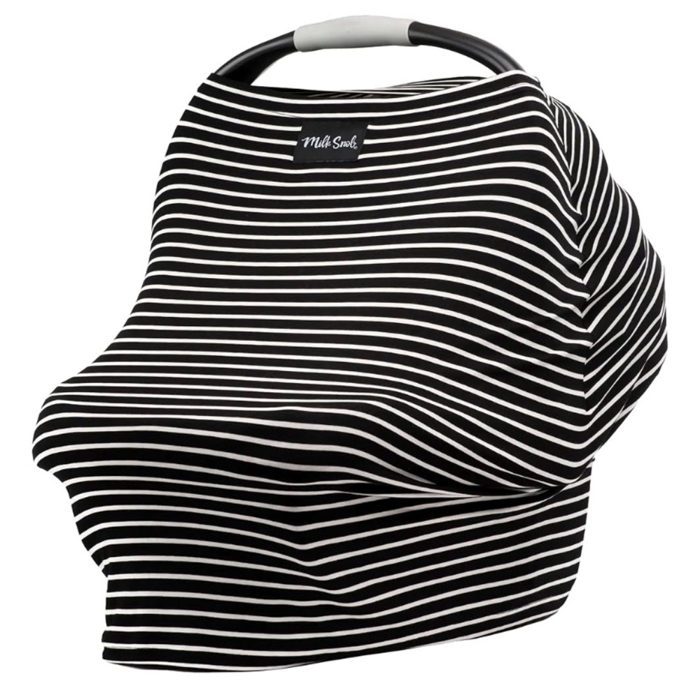 Milk Snob Black and White Striped Cover